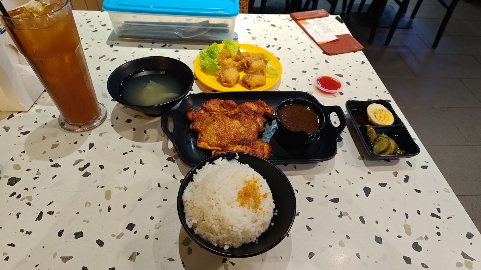 姜葱鸡扒饭 Ginger Sauce Chicken Chop With Rice
